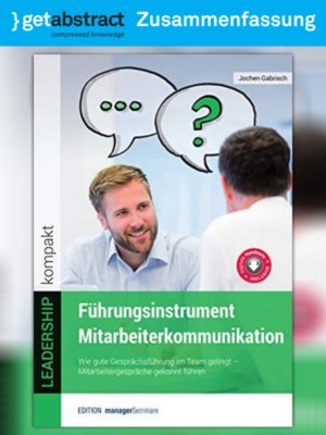 cover image of Führungsinstrument Mitarbeiterkommunikation (Zusammenfassung)